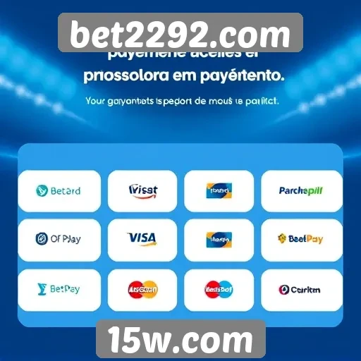 Métodos de pagamento aceitos em bet2292.com
